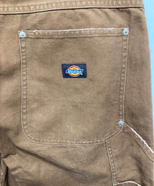 Dickies（ディッキーズ）Dickies (ディッキーズ) BEAMS  FutureArchive ダブルニーダックワークパンツ ブラウン サイズ:Ⅿの古着・服飾アイテム