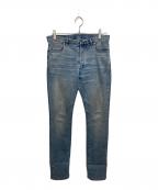 Maison Margielaメゾンマルジェラ）の古着「ユーズド加工ストレッチパンツ」｜インディゴ