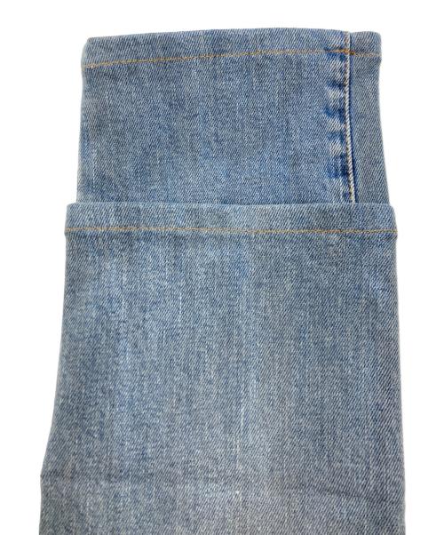 Maison Margiela（メゾンマルジェラ）Maison Margiela (メゾンマルジェラ) ユーズド加工ストレッチパンツ インディゴ サイズ:Ⅿの古着・服飾アイテム