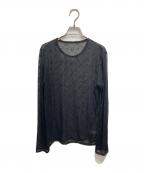 MARINE SERREマリーンセル）の古着「モノグラムセカンドスキンカットソー」｜ブラック