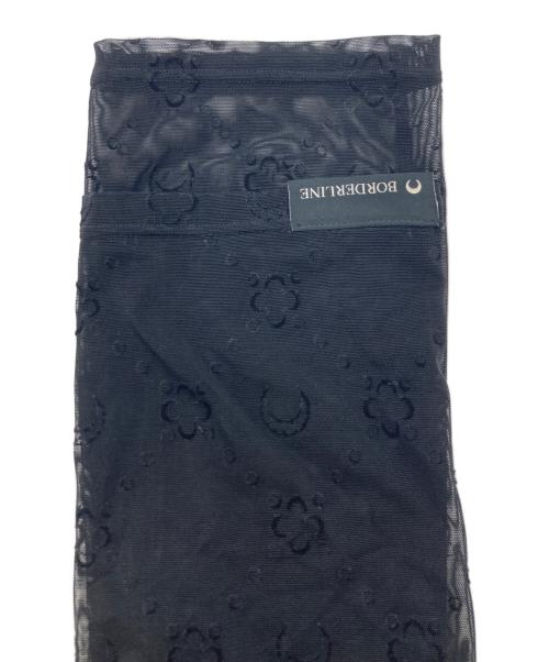 MARINE SERRE（マリーンセル）MARINE SERRE (マリーンセル) モノグラムセカンドスキンカットソー ブラック サイズ:Ｓの古着・服飾アイテム