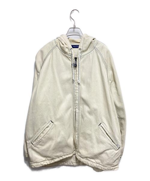 NAUTICA（ノーティカ）NAUTICA (ノーティカ) Hooded Denim Jacket アイボリー サイズ:Ⅿの古着・服飾アイテム