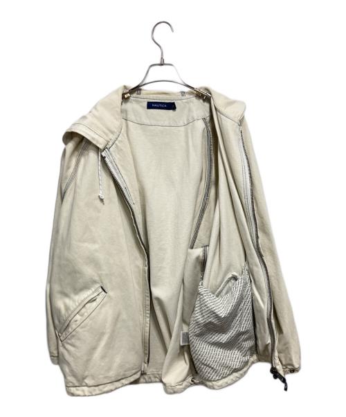 NAUTICA（ノーティカ）NAUTICA (ノーティカ) Hooded Denim Jacket アイボリー サイズ:Ⅿの古着・服飾アイテム