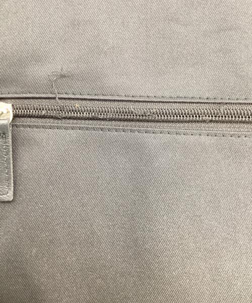 Y's（ワイズ）Y's (ワイズ) レザー切り替え トートバッグ ブラックの古着・服飾アイテム