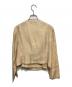 BALENCIAGA (バレンシアガ) プリーツノーカラージャケット ベージュ サイズ:38：4000円
