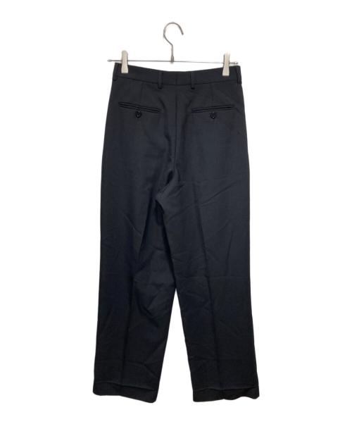 CELINE（セリーヌ）CELINE (セリーヌ) マーガレット ウール ワイドスラックスパンツ ブラック サイズ:36の古着・服飾アイテム