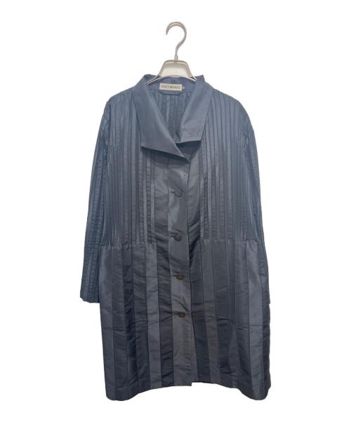 ISSEY MIYAKE（イッセイミヤケ）ISSEY MIYAKE (イッセイミヤケ) プリーツコート ブラック サイズ:2の古着・服飾アイテム