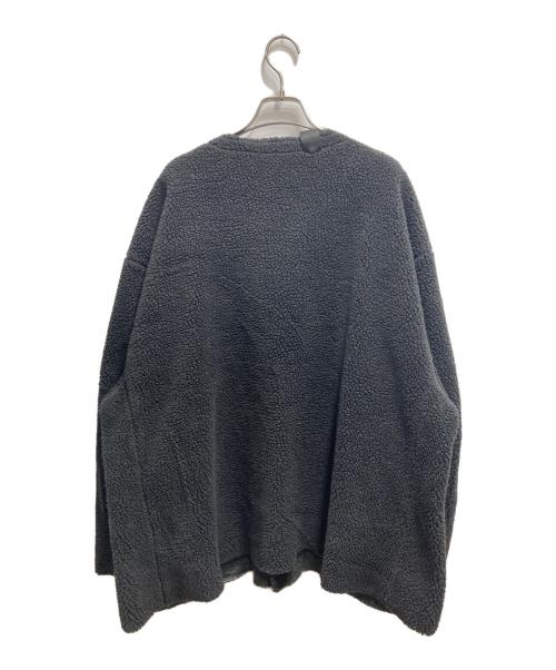 N.HOOLYWOOD（エヌ ハリウッド）N.HOOLYWOOD (エヌ ハリウッド) ボアリバーシブルブルゾン グレー サイズ:38の古着・服飾アイテム