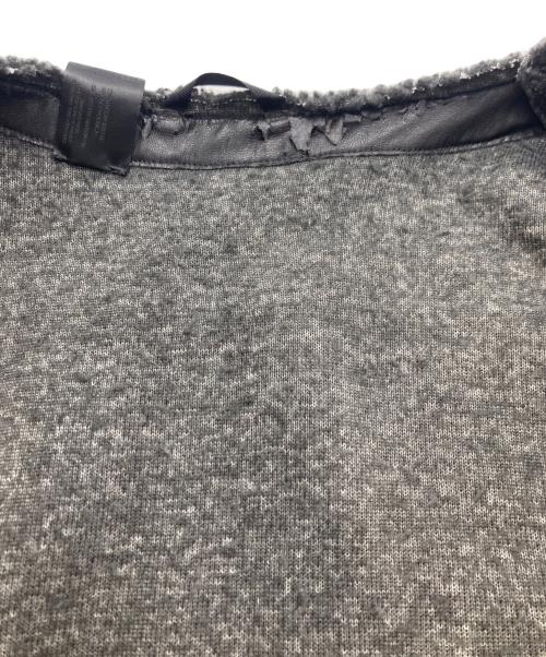 N.HOOLYWOOD（エヌ ハリウッド）N.HOOLYWOOD (エヌ ハリウッド) ボアリバーシブルブルゾン グレー サイズ:38の古着・服飾アイテム