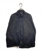 N.HOOLYWOODエヌ ハリウッド）の古着「ハーフスリーブナイロンビッグシャツ」｜ブラック