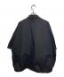 N.HOOLYWOOD (エヌ ハリウッド) ハーフスリーブナイロンビッグシャツ ブラック サイズ:M：11000円