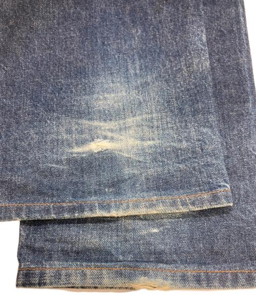 EVISU（エヴィス）EVISU (エヴィス) 2001MIGHTY EVISU プリントデニムパンツ インディゴ サイズ:31/35の古着・服飾アイテム