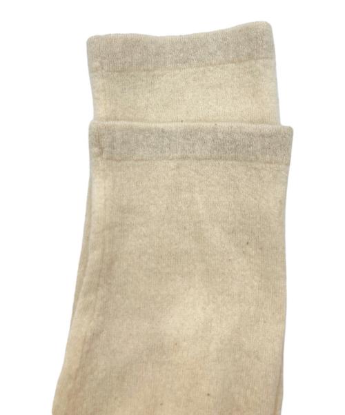 45R（フォーティファイブ・アール）45R (フォーティファイブ・アール) フロート縮絨クレリックカーディガン ベージュ サイズ:Ｌの古着・服飾アイテム