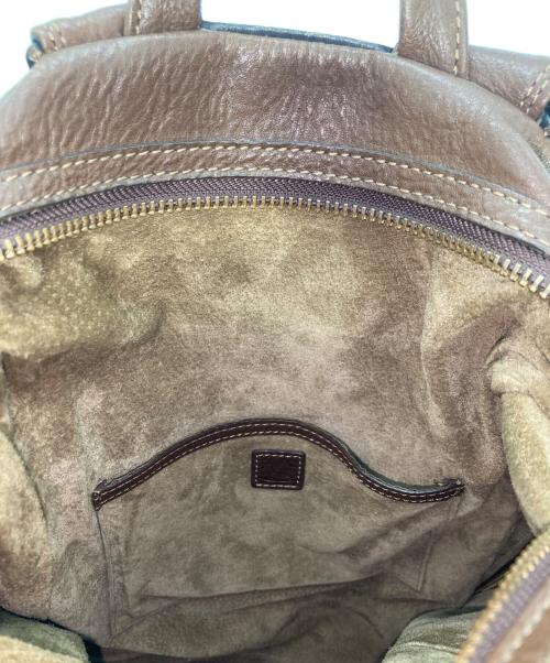 土屋鞄（ツチヤカバン）土屋鞄 (ツチヤカバン) トーンオイルヌメ ソフトミディアムバックパック ブラウンの古着・服飾アイテム