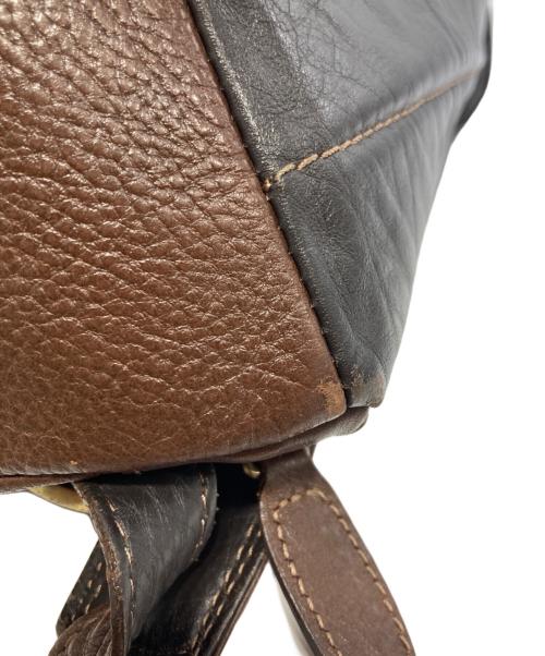 土屋鞄（ツチヤカバン）土屋鞄 (ツチヤカバン) トーンオイルヌメ ソフトミディアムバックパック ブラウンの古着・服飾アイテム