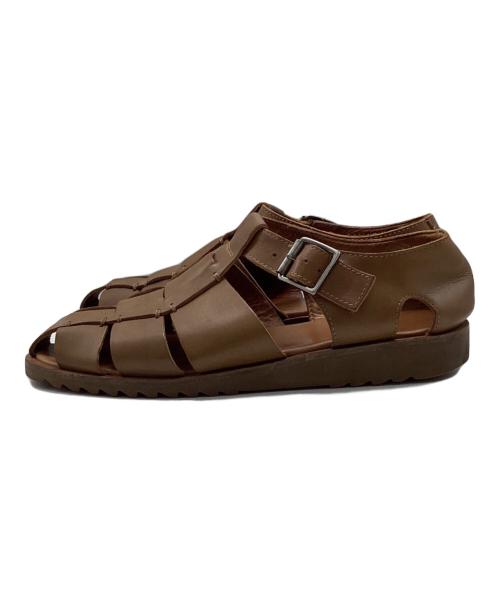 PARABOOT（パラブーツ）PARABOOT (パラブーツ) パシフィックグルカサンダル ブラウン サイズ:43の古着・服飾アイテム