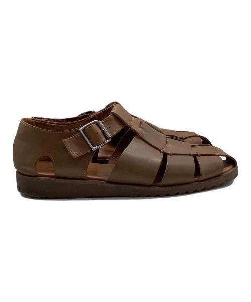 PARABOOT（パラブーツ）PARABOOT (パラブーツ) パシフィックグルカサンダル ブラウン サイズ:43の古着・服飾アイテム