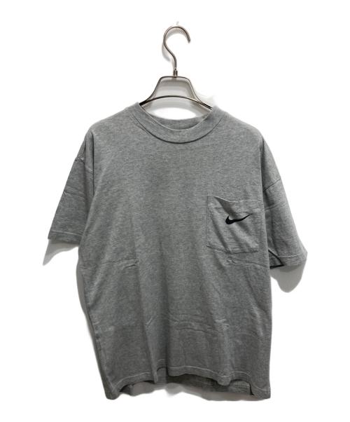 NIKE（ナイキ）NIKE (ナイキ) 90's ポケットスウォッシュTシャツ グレー サイズ:Ⅿの古着・服飾アイテム