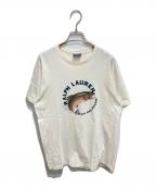 POLO RALPH LAURENポロ・ラルフローレン）の古着「フィッシングプリントTシャツ」｜ホワイト