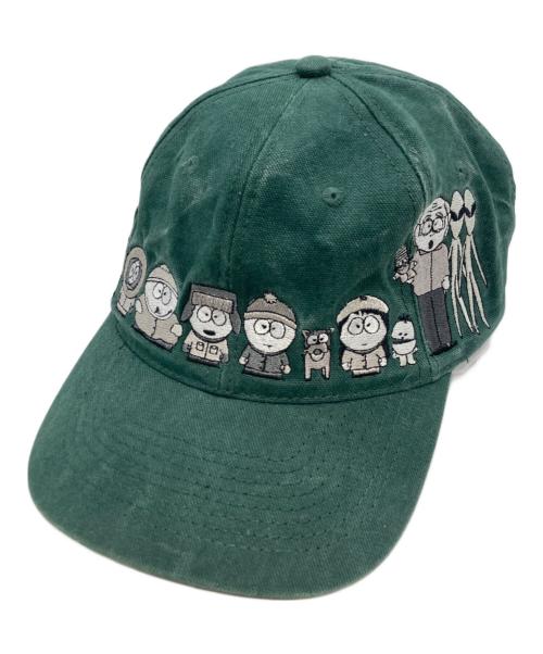 SOUTH PARK（サウスパーク）SOUTH PARK (サウスパーク) キャラクター刺繍キャップ グリーンの古着・服飾アイテム