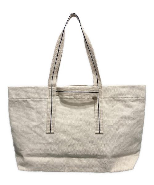 TORY BURCH（トリーバーチ）TORY BURCH (トリーバーチ) キャンバストートバッグ アイボリーの古着・服飾アイテム