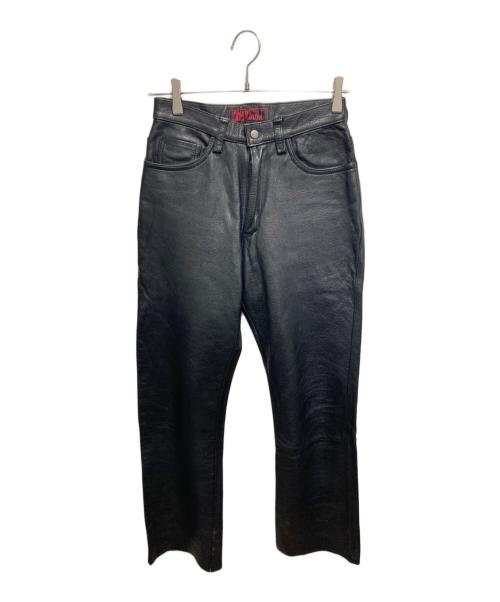 JOHNBULL（ジョンブル）JOHNBULL (ジョンブル) レザーパンツ ブラック サイズ:Ｓの古着・服飾アイテム