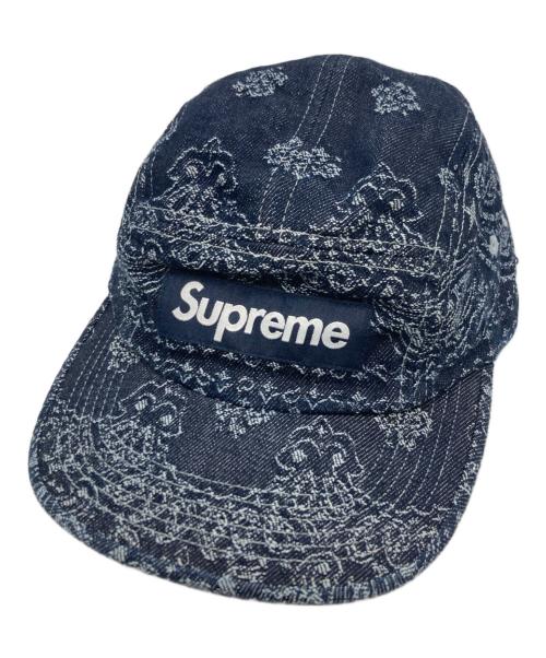 SUPREME（シュプリーム）SUPREME (シュプリーム) 【25SS】Bandana Jacquard Denim Camp Cap インディゴの古着・服飾アイテム