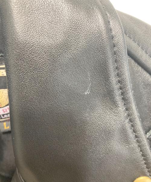 MORGAN（モーガン）MORGAN (モーガン) ダブルライダースジャケット ブラック サイズ:Ｌの古着・服飾アイテム