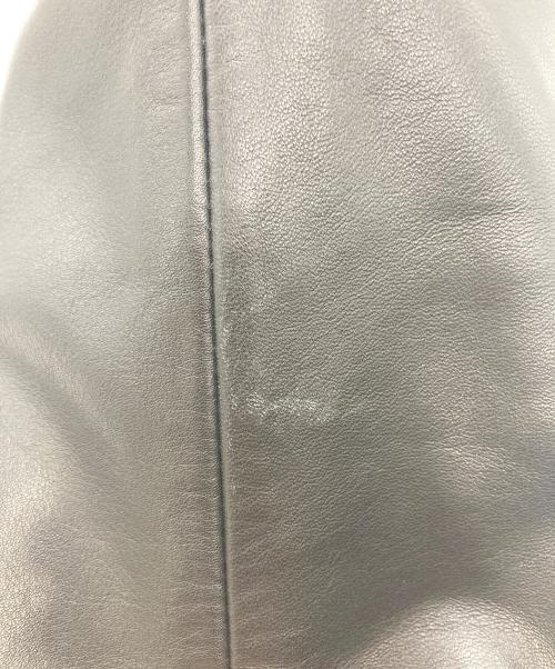 MORGAN（モーガン）MORGAN (モーガン) ダブルライダースジャケット ブラック サイズ:Ｌの古着・服飾アイテム