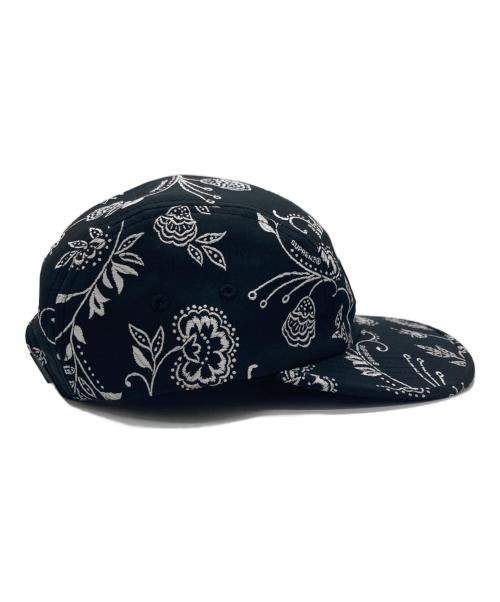 SUPREME（シュプリーム）SUPREME (シュプリーム) 25SS Floral Jacquard Camp Cap ブラック サイズ:one size(58cm)の古着・服飾アイテム