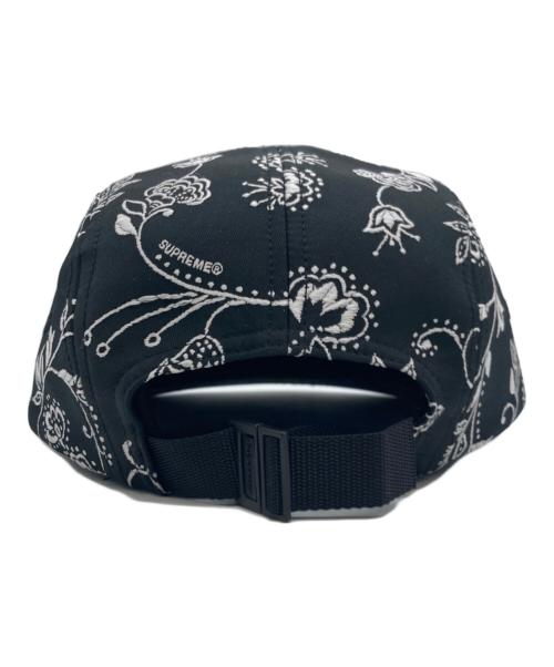SUPREME（シュプリーム）SUPREME (シュプリーム) 25SS Floral Jacquard Camp Cap ブラック サイズ:one size(58cm)の古着・服飾アイテム