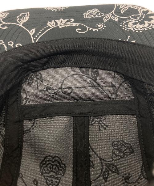 SUPREME（シュプリーム）SUPREME (シュプリーム) 25SS Floral Jacquard Camp Cap ブラック サイズ:one size(58cm)の古着・服飾アイテム