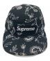 SUPREME (シュプリーム) 25SS Floral Jacquard Camp Cap ブラック サイズ:one size(58cm)：11000円