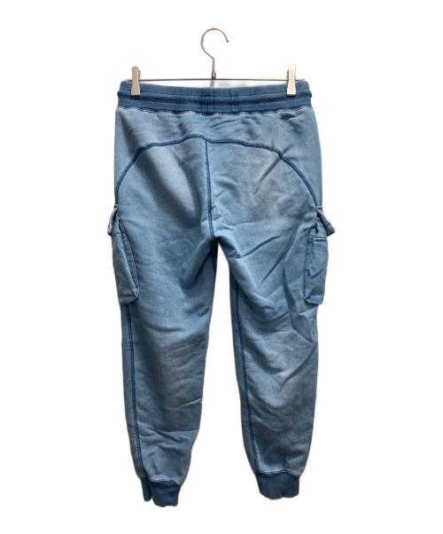 1PIU1UGUALE3 RELAX（ウノピゥウノウグァーレトレ リラックス）1PIU1UGUALE3 RELAX (ウノピゥウノウグァーレトレ リラックス) カラージョグ カーゴパンツ インディゴ サイズ:Mの古着・服飾アイテム