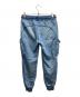 1PIU1UGUALE3 RELAX (ウノピゥウノウグァーレトレ リラックス) カラージョグ カーゴパンツ インディゴ サイズ:M：5000円