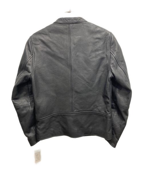 LIUGOO PLUS（リューグープラス）LIUGOO PLUS (リューグープラス) シングルレザーライダースジャケット ブラック サイズ:M 未使用品の古着・服飾アイテム