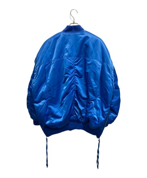 MAISON SPECIAL（メゾンスペシャル）MAISON SPECIAL (メゾンスペシャル) 2WAYオーバーシルエットMA-1 ブルー サイズ:FREEの古着・服飾アイテム