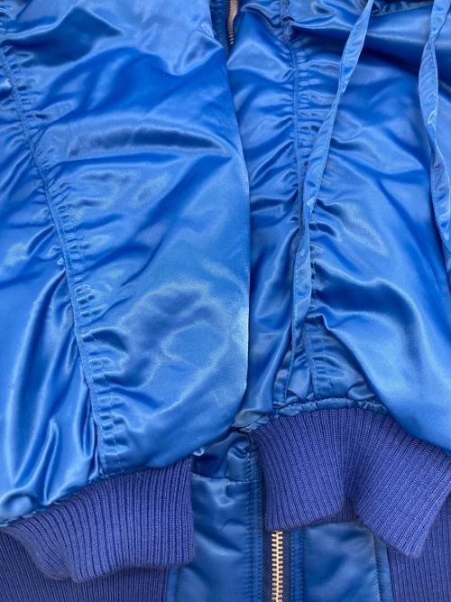 MAISON SPECIAL（メゾンスペシャル）MAISON SPECIAL (メゾンスペシャル) 2WAYオーバーシルエットMA-1 ブルー サイズ:FREEの古着・服飾アイテム