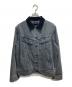HUF（ハフ）の古着「スカル刺繍デニムジャケット」｜ブラック