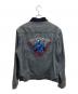 HUF (ハフ) スカル刺繍デニムジャケット ブラック サイズ:Ｌ：8000円