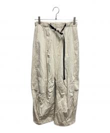 MAISON SPECIAL（メゾンスペシャル）の古着「メタリックバナナワークパンツ」｜ベージュ