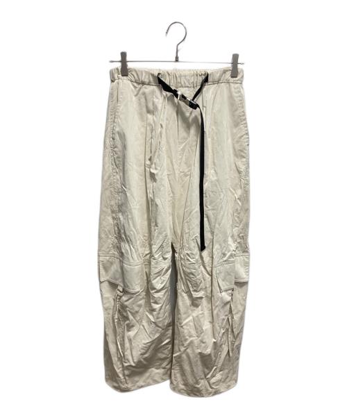 MAISON SPECIAL（メゾンスペシャル）MAISON SPECIAL (メゾンスペシャル) メタリックバナナワークパンツ ベージュ サイズ:26の古着・服飾アイテム