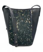 ear PAPILLONNERイアパピヨネ）の古着「カウファーショルダーバッグ」｜ブラック