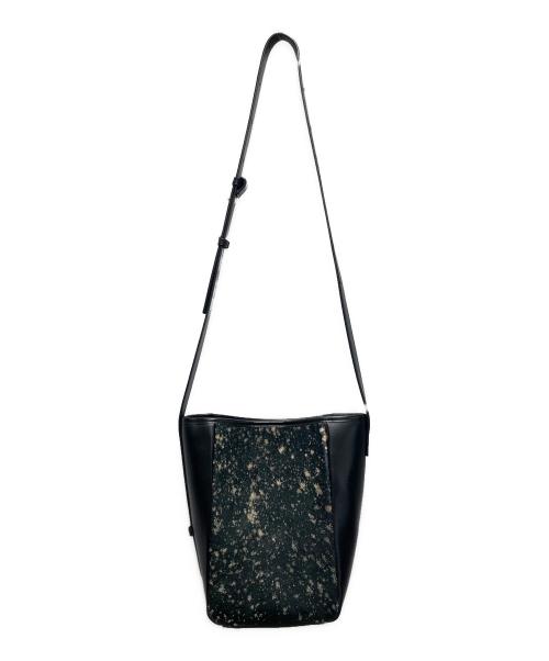 ear PAPILLONNER（イアパピヨネ）ear PAPILLONNER (イアパピヨネ) カウファーショルダーバッグ ブラックの古着・服飾アイテム