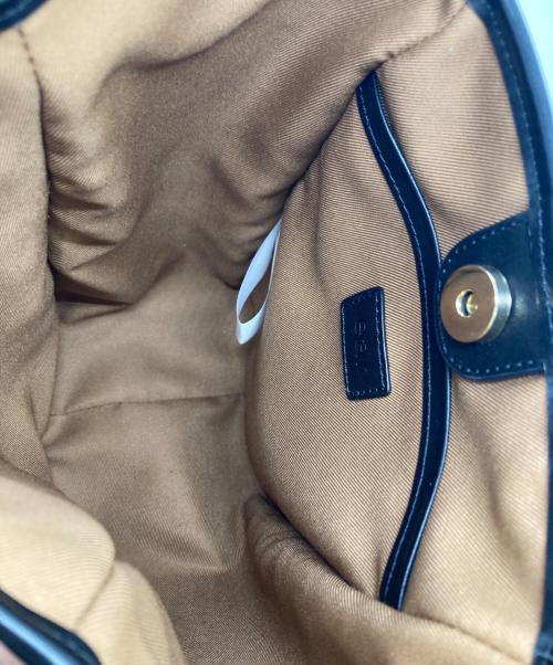 ear PAPILLONNER（イアパピヨネ）ear PAPILLONNER (イアパピヨネ) カウファーショルダーバッグ ブラックの古着・服飾アイテム