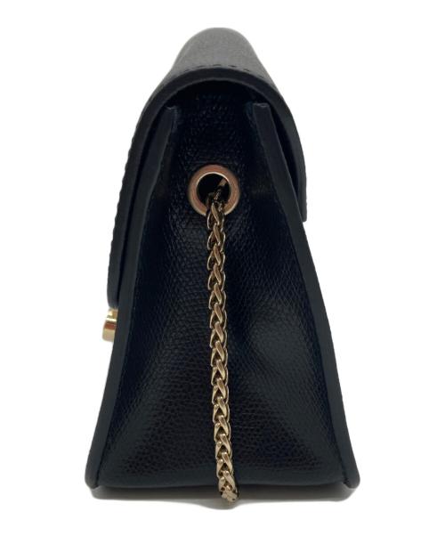 FURLA（フルラ）FURLA (フルラ) メトロポリタンチェーンショルダーバッグ ブラックの古着・服飾アイテム