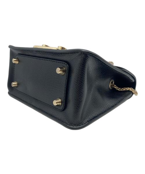 FURLA（フルラ）FURLA (フルラ) メトロポリタンチェーンショルダーバッグ ブラックの古着・服飾アイテム