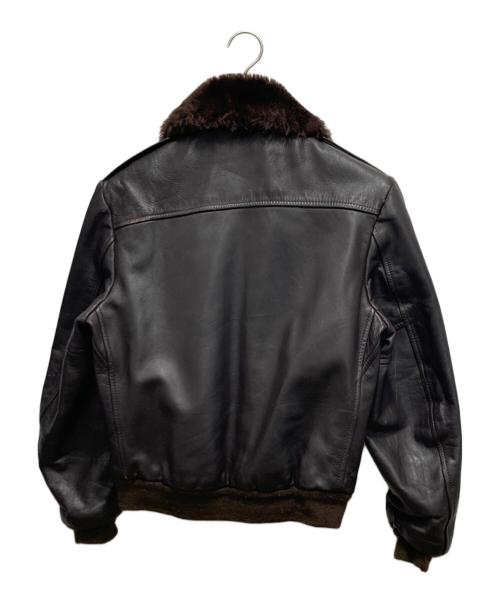 cooper（クーパー）cooper (クーパー) 裏ボアG-1タイプレザーフライトジャケット ブラウン サイズ:不明の古着・服飾アイテム