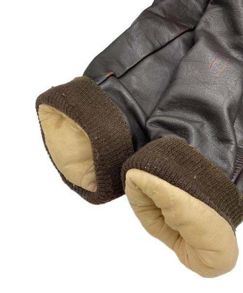 cooper（クーパー）cooper (クーパー) 裏ボアG-1タイプレザーフライトジャケット ブラウン サイズ:不明の古着・服飾アイテム