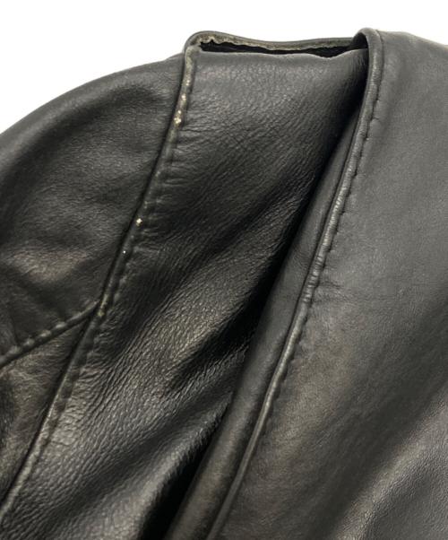 USED（ユーズド）USED (ユーズド) ダブルライダースジャケット ブラック サイズ:Mの古着・服飾アイテム